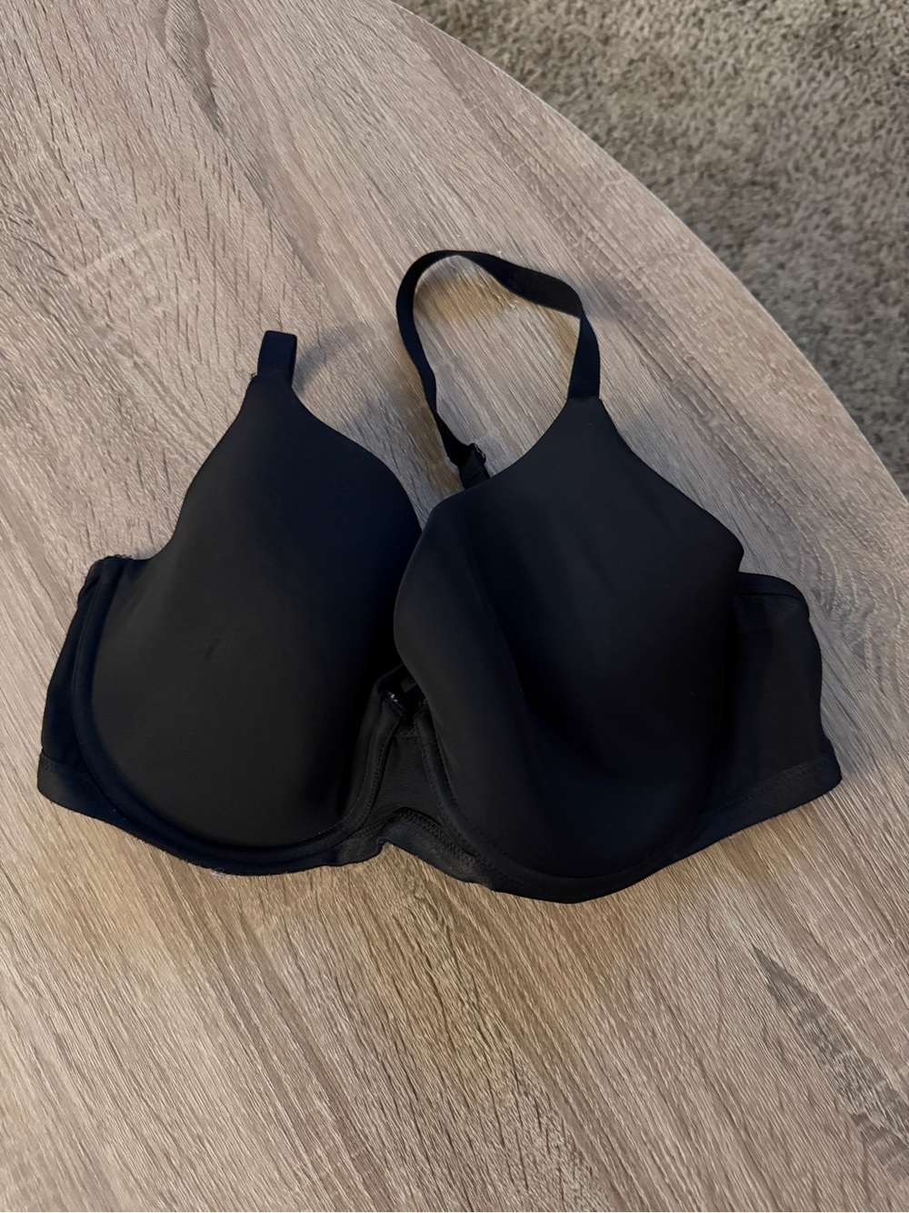Adore Me Black Smooth T-Shirt Bra